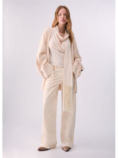 Pantaloni flare in velluto LIU JO | UF6088T702A/30905